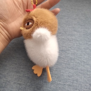 Réaliste en peluche oiseau en peluche poussin jouets créatif doux fou poulet en peluche porte-clés <span class=keywords><strong>moche</strong></span> mignon en peluche poussin porte-clés - Product Image 4