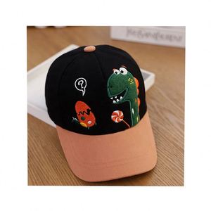 หมวกกีฬาเด็กแบบใหม่ น่ารัก ขายส่ง ผ้าฝ้าย แปรงปัดหนังศีรษะเด็ก ลายพิมพ์หลากสี หมวกการ์ตูนเด็ก - Product Image 1