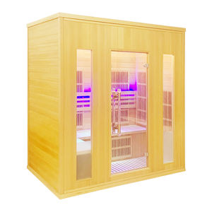 Modern Electric Infrared Heater with Computer Control Panel for 3-4 Person Indoor Sauna Room - Product Image 2