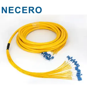 Cavo in fibra NECERO Lszh 24 Core Lc Sc Fc St Os2 Om1 Om2 Om3 Om4 cavo Patch in fibra ottica