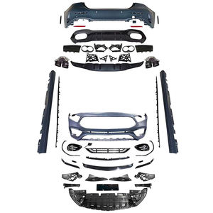 Kit de carrosserie de style <span class=keywords><strong>A45</strong></span> <span class=keywords><strong>AMG</strong></span> pour pare-chocs de voiture, pièces extérieures résistantes à l'usure pour Benz W177 berline 2019-2022, kit de style automobile modifié - Product Image 3
