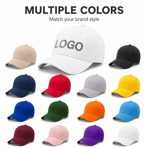 หมวกกอล์ฟคุณภาพสูง 6 แผง ผ้าฝ้ายสีขาวเรียบ ไม่มีโครง ปักโลโก้ได้ตามต้องการ สำหรับผู้ชาย - Product Image 5