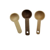 Cuillère doseuse en bois de charpentier ancien certifiée FDA LFGB pour café moulu, miel, thé en poudre, usage domestique et professionnel