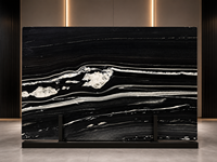 Dalle de granit Black Horse pour murs décoratifs de luxe, comptoirs et projets d'aménagement intérieur d'hôtels, découpe sur mesure