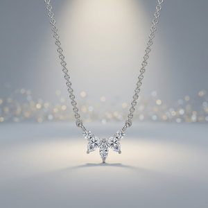 Collier élégant pour femme, bijoux fins de luxe, pendentif diamant, idéal pour les occasions spéciales, cadeau pour femme - Product Image 2