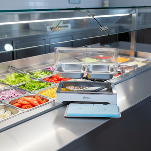 Recipiente para Calentar Comida Oblongo / Cubierta de PC / Exhibición Refrigerada - Product Image 3