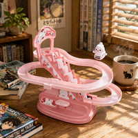 Jouets de glisse personnalisés pour enfants, mignons canards et lapins, jouets éducatifs pour ramper sur la piste pour garçons et filles