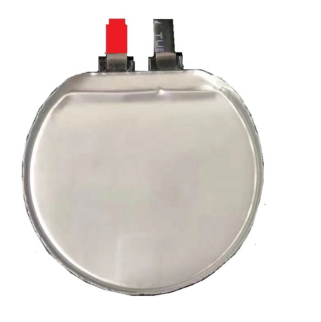 3.7V 3.8V Round Lipo Battery Rechargeable Curved Bendable Flexible Bending Lithium Polymer Battery Pack for Smart Watch
