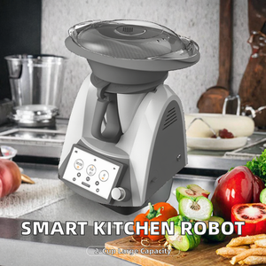 Robot de cuisine multifonctionnel électrique sans BPA en acier inoxydable, mixeur intelligent avec hachoir à viande, contrôle par application Wi-Fi - Product Image 2
