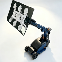 Robot de levage de verre à ventouses multiples pour panneaux de verre larges, équipement de levage de verre auto-propulsé