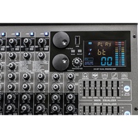 Console de mixage professionnelle HERO8 + Alimentation fantôme 48V Double effets 99DSP Contrôleur DJ BT Console de mixage audio