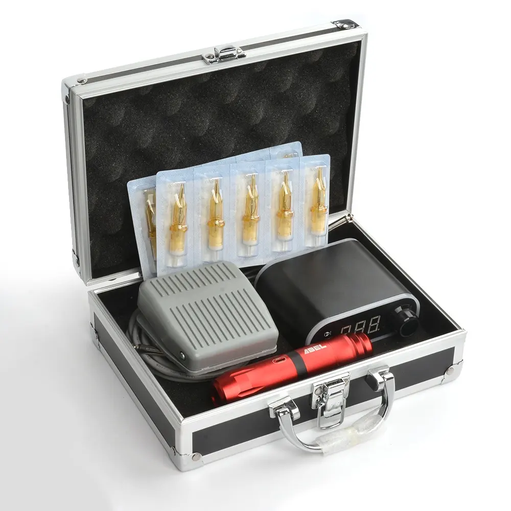 Wholesale Tattoo Rotary Cartridges Needle Pen Kits With Tattoo Power Supply And Needle