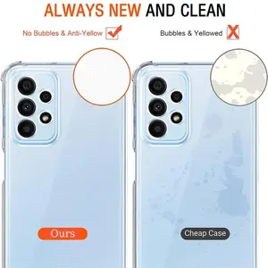 Funda de teléfono transparente de lujo a prueba de golpes para <span class=keywords><strong>Samsung</strong></span> A52 A72 A53 A73 <span class=keywords><strong>A33</strong></span> A14 A24 A34 A54 A32 S22 S23 S24 S25 Ultra Plus 5G contraportada - Product Image 5