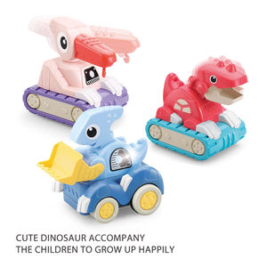Voiture de dinosaure à friction miniature de <span class=keywords><strong>dessin</strong></span> <span class=keywords><strong>animé</strong></span> pour enfants, excavatrice de dinosaure pour enfants - Product Image 5