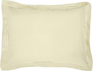 Set Copripiumino <span class=keywords><strong>Matrimoniale</strong></span> in Cotone Satinato 100% 300TC, <span class=keywords><strong>Elegante</strong></span> Bordo Ricamato a Doppia Linea, Stile Lusso Hotel, Bianco Tinta Unita, 4 Pezzi - Product Image 2