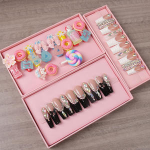 <span class=keywords><strong>Uñas</strong></span> Postizas Acrílicas <span class=keywords><strong>de</strong></span> Lujo Hechas a Mano Estilo INS 3D <span class=keywords><strong>con</strong></span> <span class=keywords><strong>Flores</strong></span> <span class=keywords><strong>de</strong></span> Pedrería Brillante <span class=keywords><strong>de</strong></span> Alta Calidad al por Mayor - Product Image 4