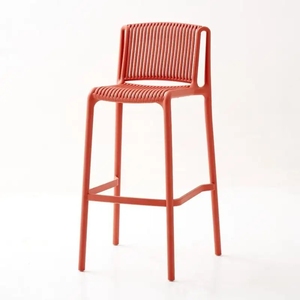 Hot Sale Modern Kitchen Counter Outdoor Athletic Club Sport OEM Colors Plastic Tall Bar <b>Chair</b> - Product Image 2