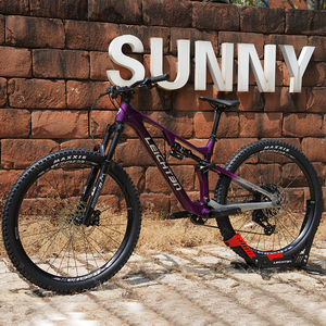จักรยานเสือภูเขา LEICHTEN 29er Enduro แบบ Full Suspension คาร์บอนไฟเบอร์ พร้อมโช้ค RockShox Psylo และยาง Maxxis <span class=keywords><strong>Minion</strong></span> DHF สำหรับปั่นออฟโรด - Product Image 2