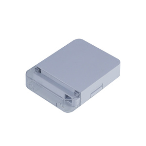 Cổng duy nhất <span class=keywords><strong>Mini</strong></span> trắng hộp tường ổ cắm cho FTTH Wifi 3 gam sợi quang phân phối bảng điều chỉnh 4 quang rosettes faceplate quang - Product Image 3