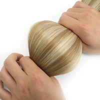 Extensions de cheveux Genius Weft découpables sans retour, alternative invisible aux trames nouées à la main, trames de cheveux humains doublement tirées, qualité salon