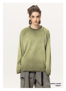 Venta al por mayor personalizado Vintage Camiseta de manga larga de algodón pesado de gran tamaño Unisex lavado para Look 100% algodón para cómodo Vint - Product Image 3