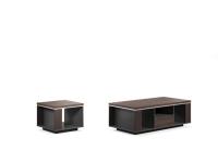 Table basse moderne pour salon, petite, ronde, en bois, marbre, avec cadre en métal, ensemble de tables basses, style minimaliste nordique
