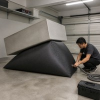Coussin gonflable de sauvetage d'urgence pour l'extraction de véhicules