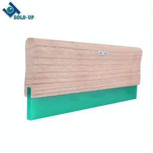 Factory Price Wooden Handle Squeegee Blade Rubber Silk Screen Printing Ink Scraper For Screen Printing