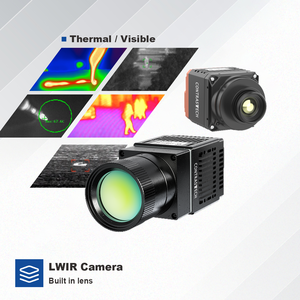Compatible con GenICam GigE <span class=keywords><strong>Vision</strong></span> 640X512 50fps Detectores no refrigerados de óxido de vanadio de alta sensibilidad Cámara infrarroja LWIR radiométrica - Product Image 4