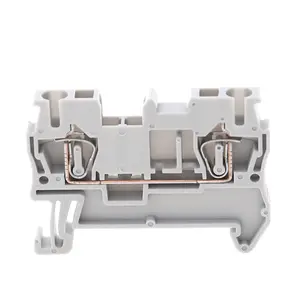 JUT3-6 Series Spring cage Type Din Rail Connector Terminal Block for machinery electrical cabinet