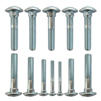 Boulon à tête champignon à col carré M60 en acier zingué brillant DIN603, boulon à tête ronde, fixations, vente en gros, OEM