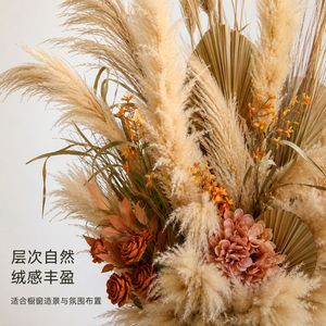 Fleurs séchées Yuan Nuo 30cm-100cm, base de fleurs en soie pour décoration de mariage, vitrine de magasin, séances photo, vente en gros - Product Image 4