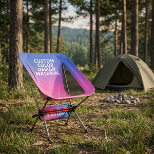 Silla Plegable de Diseño Moderno Personalizada para Picnic y Camping, Silla Plegable de Playa para Exteriores, Parque y Camping - Product Image 1
