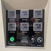 Machine de soufflage de bouteilles de baril semi-automatique de 5 gallons ensemble complet de compresseur d'air refroidisseur sécheur pour plastique PET disponible à la vente