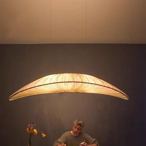 热销北欧风格酒店餐厅发光二极管吊灯卧室直挂装饰照明 - Product Image 2