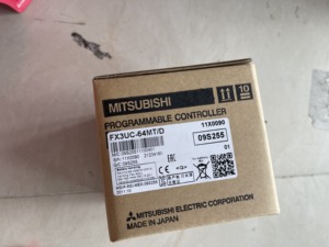 100% New and Original Mitsubishi Programmable Logic Controller FX3UC-64MT/<b>D</b> - Product Image 1