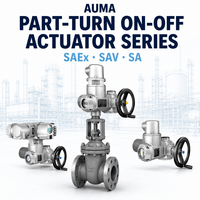 Actionneur de vanne électrique multi-tours fiable AUMA SA SAV SAEx SAUW pour usine de distribution d'eau