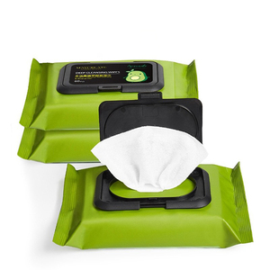 Khăn Ướt Tẩy Trang Hữu Cơ Bơ Logo Riêng Tùy Chỉnh Khăn Ướt Làm Mới Da Mặt 60 Đếm OEM Người Lớn Tùy Chỉnh - Product Image 1