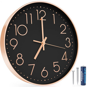 11.8Inch Chính Xác Đồng Hồ Treo Tường Chính Xác Thạch Anh Quét Phong Trào Lớn Im Lặng Trang Trí Treo Đồng Hồ Cho Phòng Khách - Product Image 1