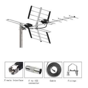 China Supply Factory Direct Antena Digital <b>Tv</b> Aerial Outdoor Long Range <b>Tv</b> Antenna with <b>Flat</b> Local Free Channels - Product Image 2