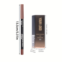 Kit de gloss et crayon à lèvres liquide 2-en-1 hydratant végétalien longue tenue waterproof effet repulpant