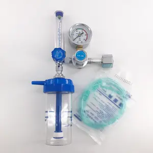 Inalatore di ossigeno fornitura di ossigeno misuratore di ossigeno medico valvola limitatrice di pressione bottiglia di umidificazione pressione sicura e durevole