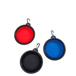 Cuenco de viaje portátil para perros, contenedor de comida y agua, cuenco plegable de <span class=keywords><strong>silicona</strong></span> multifunción para mascotas, <span class=keywords><strong>bebedero</strong></span> para perros - Product Image 1