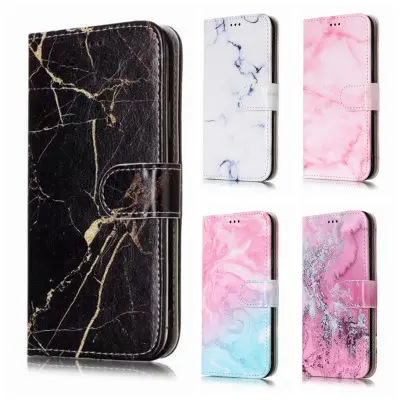 Magnetic Leather Phone Case For iPhone 11 Pro Max SE 2020 XR XS Max Marble Wallet Phone Case For iPhone 7 8 Plus Flip Cover