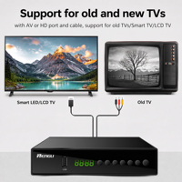 Récepteur TV DVB-T2 personnalisable, décodeur TDT HD, décodeur pour l'Europe, l'Espagne, l'Allemagne, la France