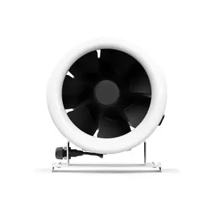 Hot Smoke Extractor Fan / Silent Inline Duct Fan 8 Inch 710CFM 3800RPM 110V / 220V