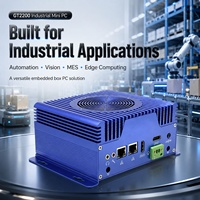 PC de Control Industrial Intel Core Dual RS232 8 USB con Encendido Automático PXE para Control PLC SCADA