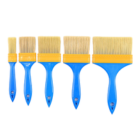 En gros YUANZHENG 2025 DIY OEM Ensemble de pinceaux de peinture à manche en plastique, poils synthétiques, pour revêtement mural, poils en mousse, 44-56mm