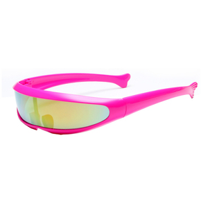 Occhiali da Sole Vintage <span class=keywords><strong>Rossi</strong></span> Stile Safari Senza Marca, Occhiali per Terapia del Colore in Omaggio - Product Image 4