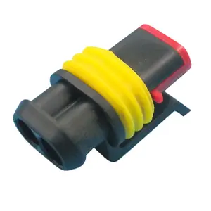 DJ7021-1.5-21 2 pin su geçirmez gf25 otomotiv fiş pa66 bağlayıcı amp